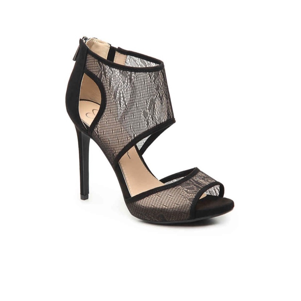 Jessica Simpson Black Parlmc Raveero Heels